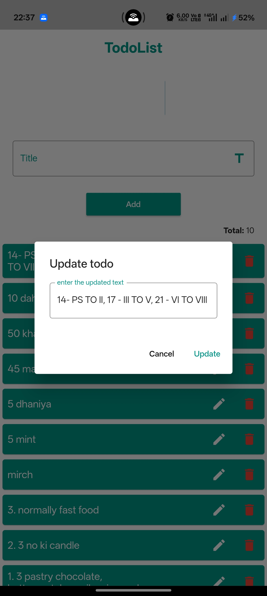 TodoList – Simple Task & Plan Manager