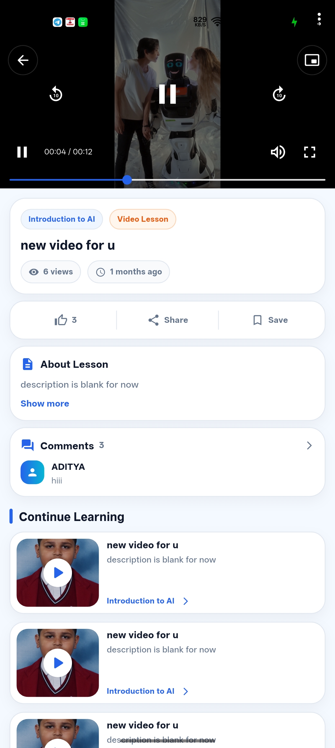 Robotics Learning & STEM Kit E-Commerce App